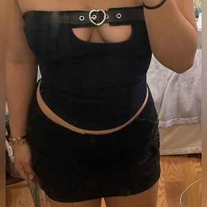 Bristol denim top NWT